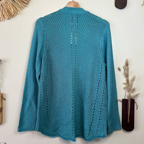 Teal Blue Sonoma Oversized Cardigan Size Large Brand New - Picture 4 of 4